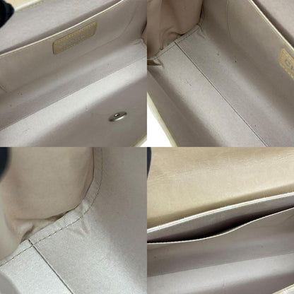 Chanel Shoulder Bag New Travel Line Nylon Pink Beige Pink Beige Silver Hardware