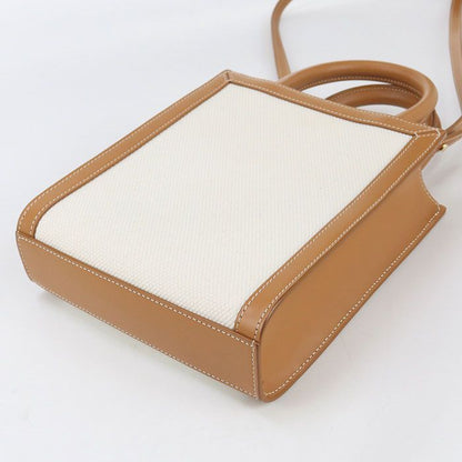 Celine Mini Vertical Cabas 193302bnz.02nt Handbag Canvas Calf Womens