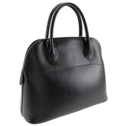 Hermes Bolide 31 Box Calf Black/silver Hardware □D Ladies Handbag