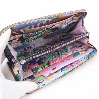 Hermes Azap Long Silk Quin Etoupe Vaux Epson Long Wallet Engraved W With Box