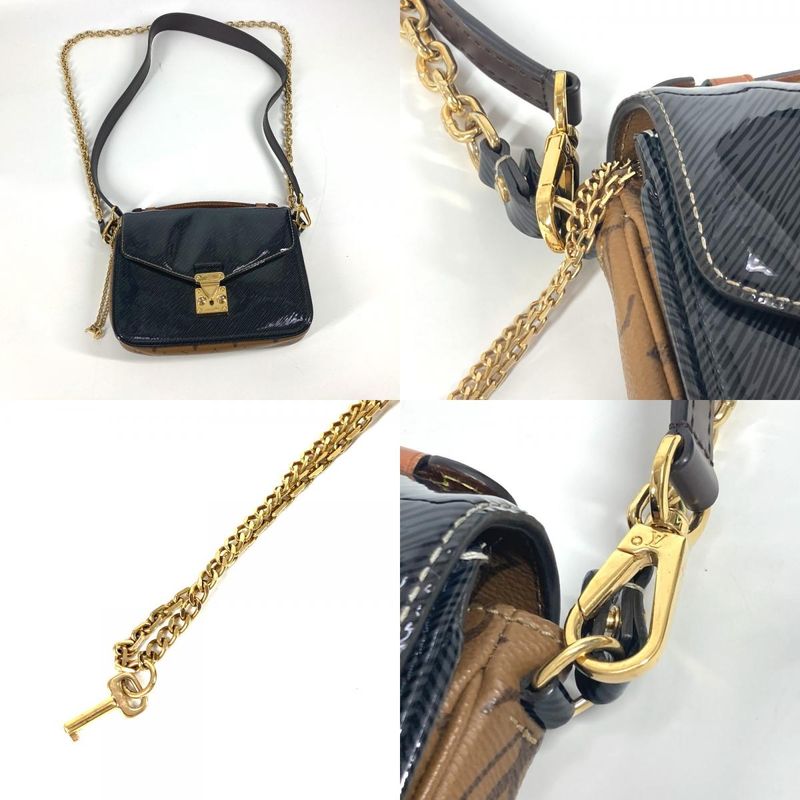 Louis Vuitton Shoulder Bag Pochette Metis MINI M54990 Monogram Reverse Canvas