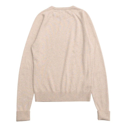 Hermes Sweater Size XS Knit Top Wool Light Beige [recommended] Made In Italy