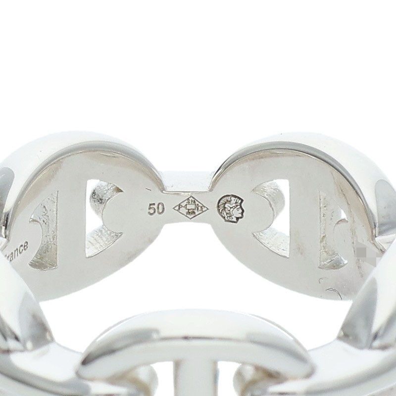Hermes Chaine D'ancre Enchainee PM Chaine D'ancre Enchainee PM Silver Ring Mens