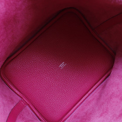 Hermes Picotin Lock MM Togo Rose Extreme Pink A Ladies Handbag