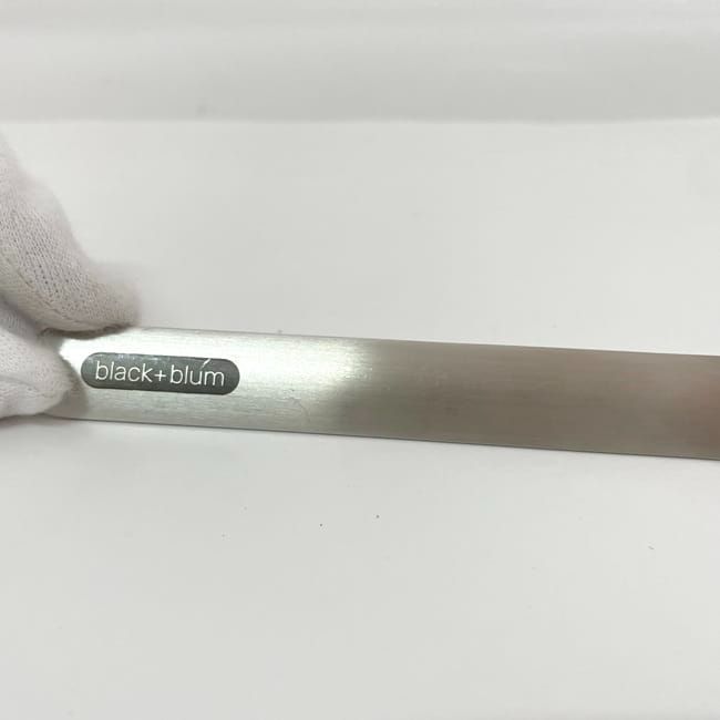 Prada Cutlery Set Silver Black Bloom 2up004 Unused Excellent Condition