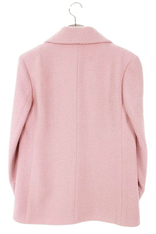 Chanel P73600v64546 Coco Mark Button Tweed Jacket Ladies 40