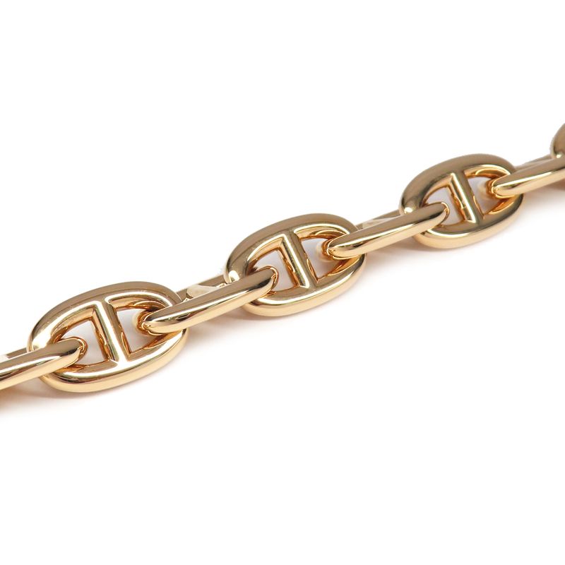 Hermes Bracelet Chaine D'ancre MM 15 Frames 750pg Pink Gold 15 Links