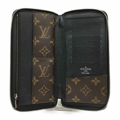 Louis Vuitton Round Zipper Monogram Macassar Vertical