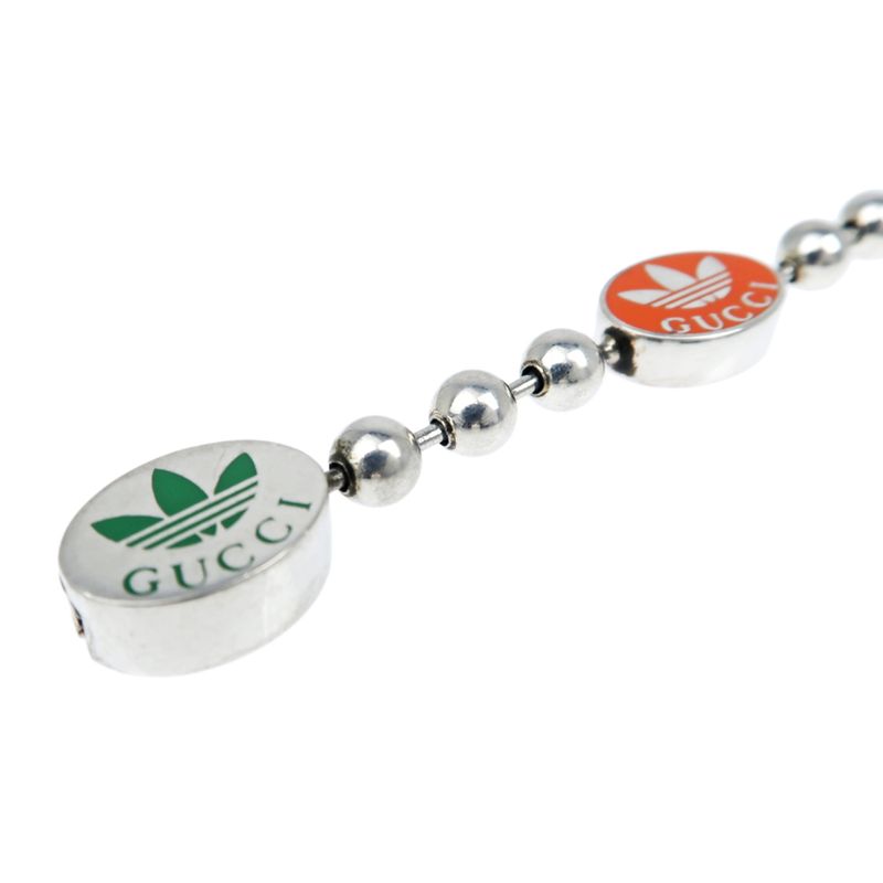 Gucci Adidas Collaboration Bracelet Ball Chain 16 Ag925 Multicolor