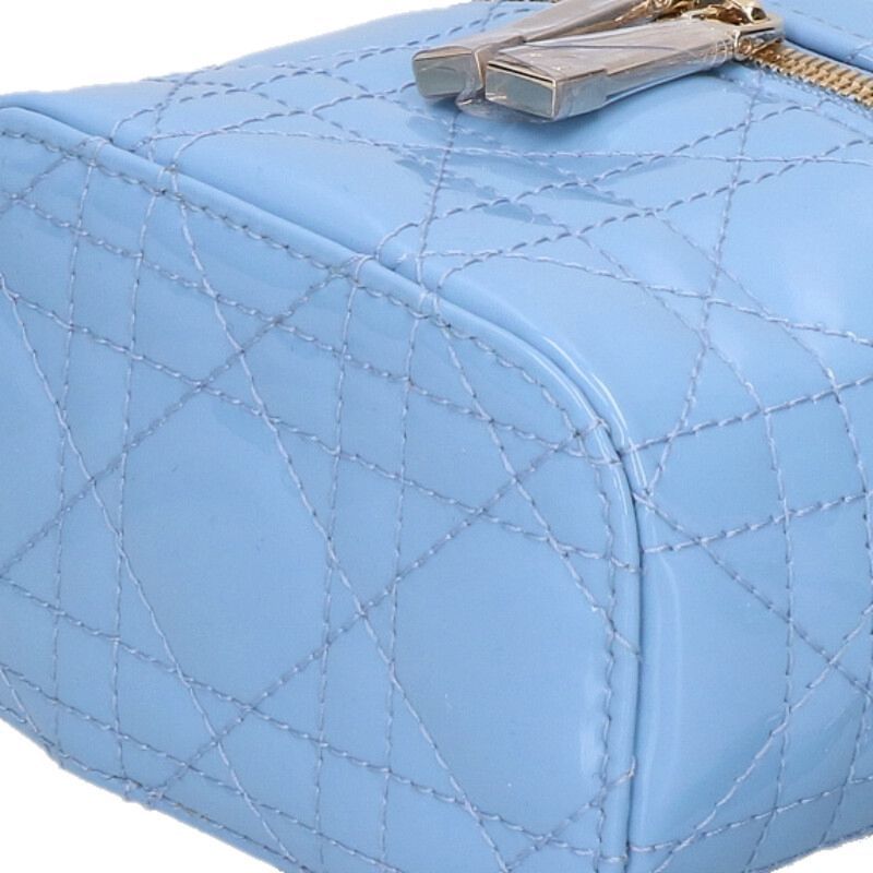 Christian Dior S0935owcb Canage Patent Calfskin 2-way Shoulder Bag Women