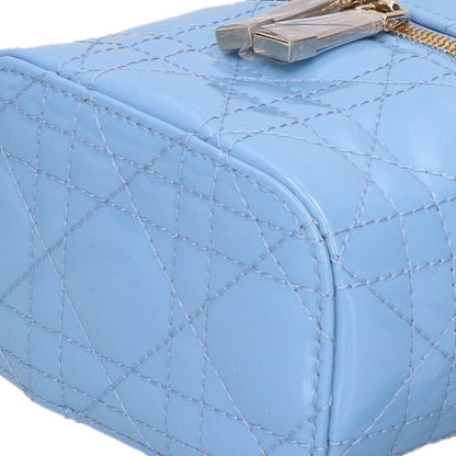 Christian Dior S0935owcb Canage Patent Calfskin 2-way Shoulder Bag Women