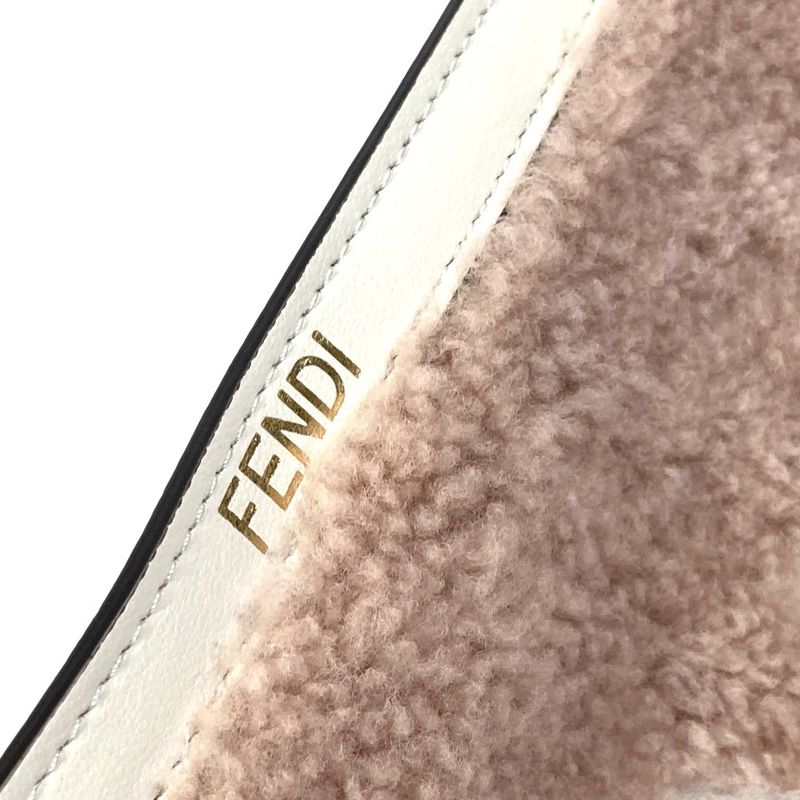 Fendi Miscellaneous Goods Logo PC Cover PC Cover IPAD Cover 7ar921 Leather Pink