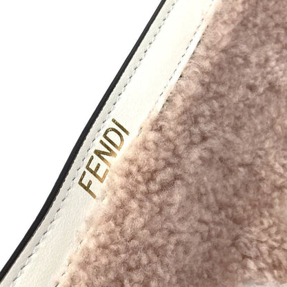 Fendi Miscellaneous Goods Logo PC Cover PC Cover IPAD Cover 7ar921 Leather Pink