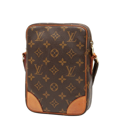 Louis Vuitton Monogram Danube Crossbody Shoulder Bag M45266 Brown PVC Leather