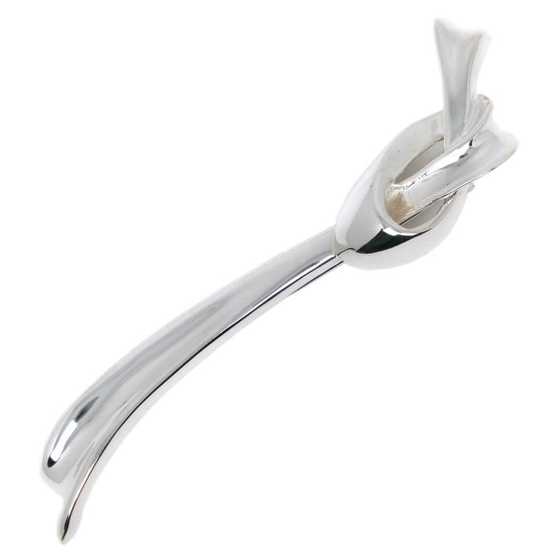 Tiffany & Co Ribbon Motif Silver 925 Ladies 10.7g Brooch