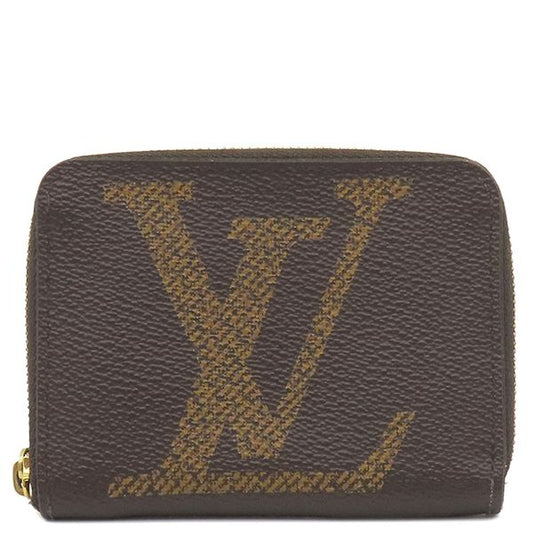 Louis Vuitton Coin Case Zippy Coin Purse Monogram Giant Canvas Monogram Gold