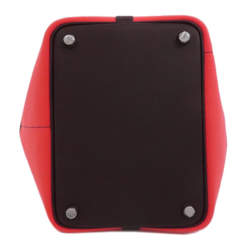 Hermes Picotin Lock PM Silver Hardware Handbag Toile Ashe Women