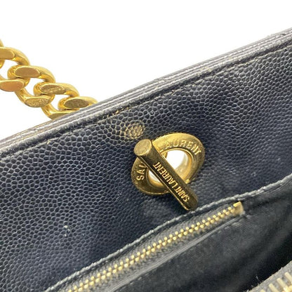 Saint Laurent Paris Tote Bag - 342022 Black Quilted/chain Shoulder Leather