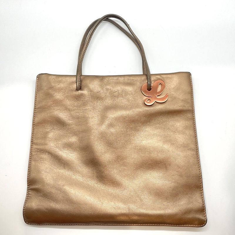 Loewe Handbag Tote Leather Women Pre-Owned 005918
