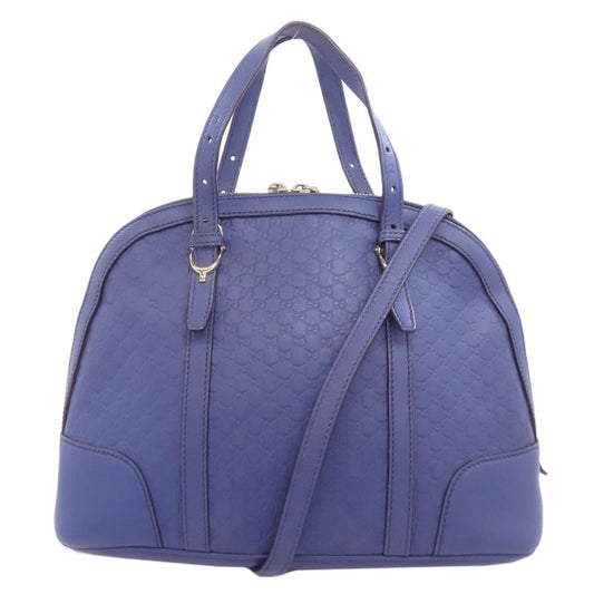 Gucci 309617 GG Signature Micro Shimmer 2WAY Handbag Leather Women