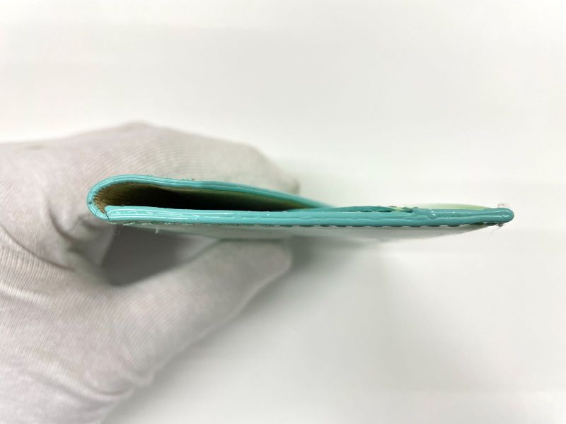 Tiffany & Co Patent Leather Card Case Business Card Holder Card Holder Tiffany