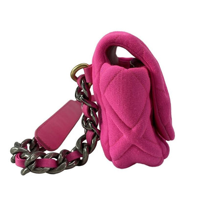 Chanel Waist Pouch Chanel 19 Pink Chain Belt / Flap Bag / 3 Color Hardware