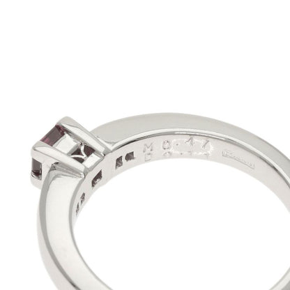 DIOR Garnet Diamond Ring - Pt900 Ladies