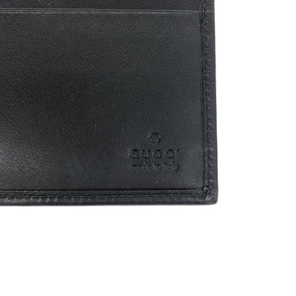 Gucci 034 3661 1042 Bifold Wallet Men's Black ONE SIZE