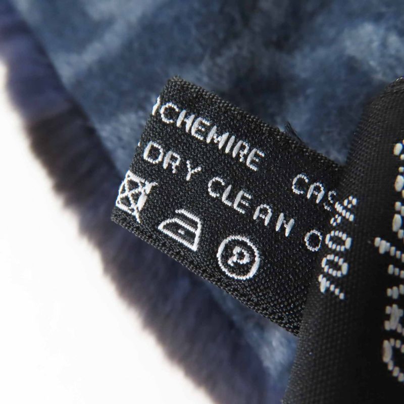 CHANEL 17B Orillag 100% Cashmere-lined Scarf With All-over Coco Mark On The