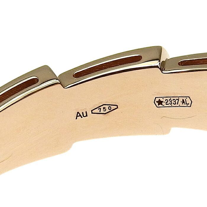 Bvlgari Bulgari Serpenti Viper Ring 18K Pink Gold 750 Pink Gold #64 Equivalent