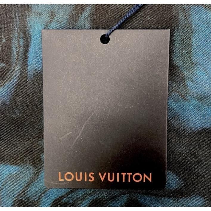 Louis Vuitton LV Soruc All Over Silk Long Sleeve Shirt Rm212m Hls17w Black and