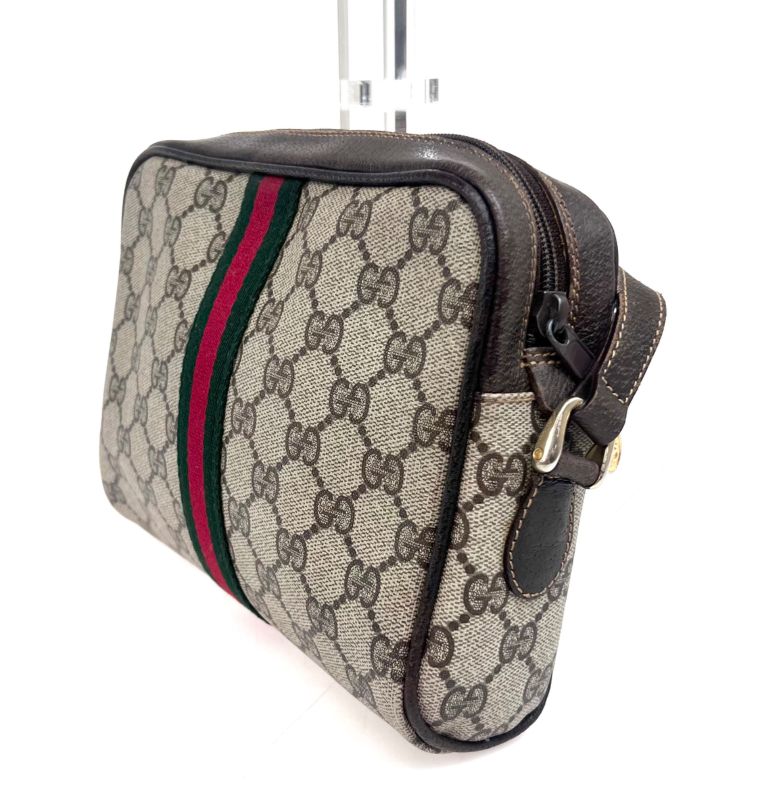 Gucci Shoulder Bag GG Sherry Pvcleather 38fa142