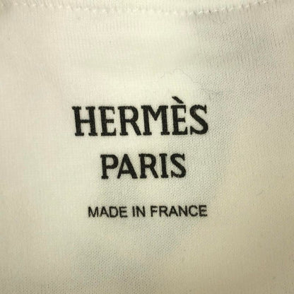Hermes 23ss Cartouche Mock Neck T-Shirt 3e4621dl White 34