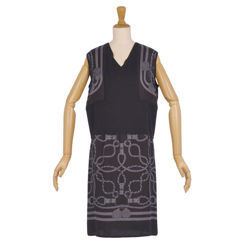 Hermes Dress 20SS Sleeveless Knit Sil