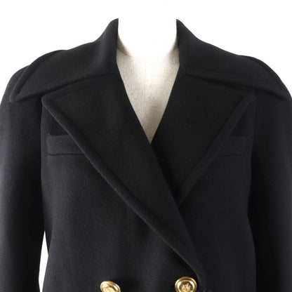 Gucci 22SS 669523 Wool Logo Gold Button Back Pleats Seventh Sleeve Double