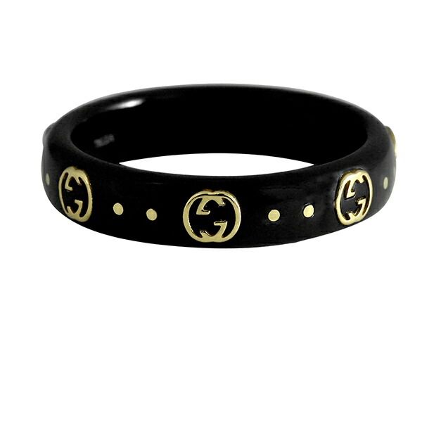 Gucci Ring Icon Black Gold