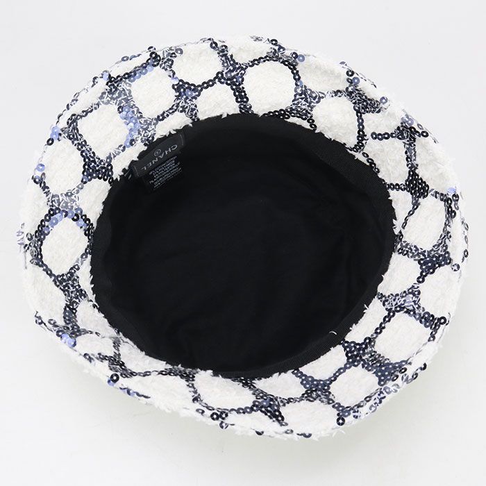 Chanel Bucket Hat Coco Mark Hat Cotton Polyamide Polyester Ladies