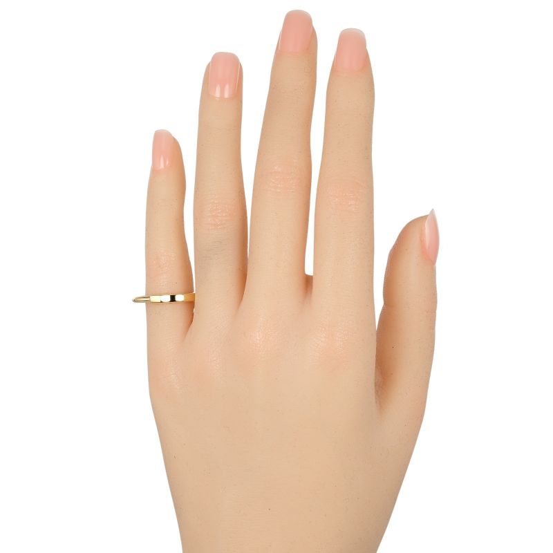 [tiffany & Co] Tiffany & Co Lock 18K Yellow Gold Size 6 Ladies' 4.5 G Ring