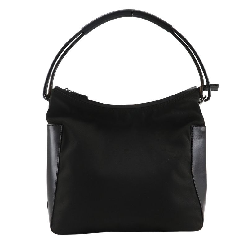 Gucci 001.3766 Nylon Canvas Black Women Shoulder Bag