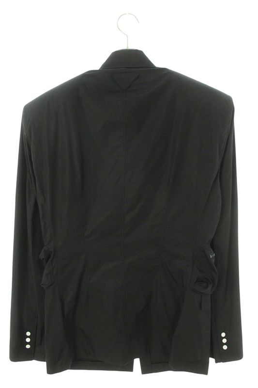 Prada Ugi267 1XV2 F0002 Multi Pocket Tech Shirt Jacket Men's 46