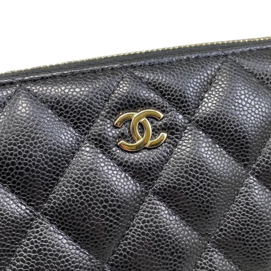 Chanel Shoulder Bag Classic Chain Clutch Mini Ap4704 Matelasse Caviar Skin Coco