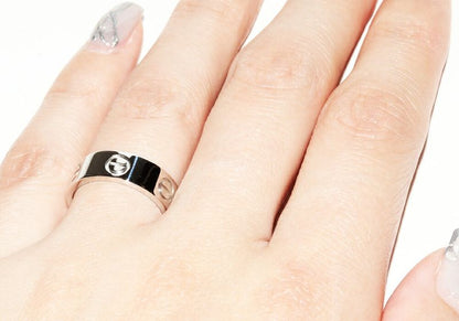 Cartier Ring Pt950 Love Ring Width 55mm (022in) B40849