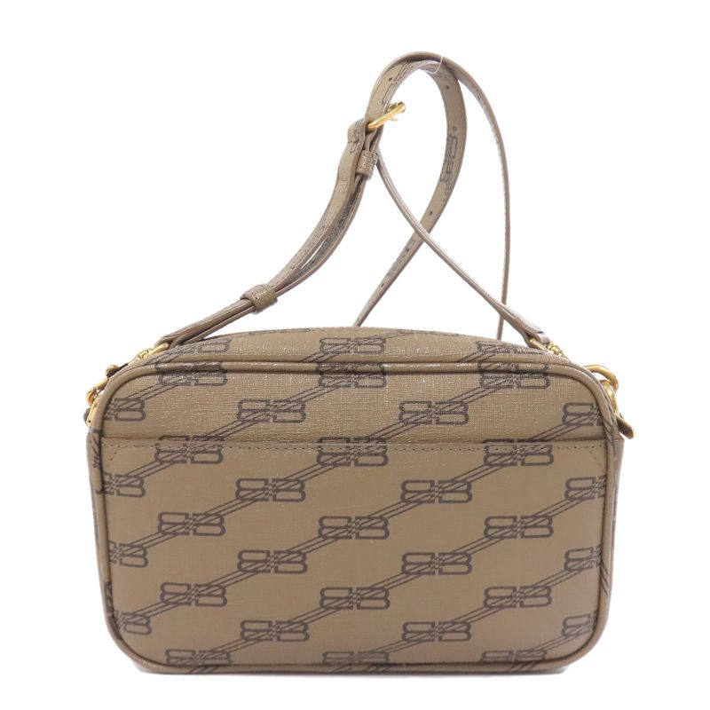 Balenciaga 702701 Logo Shoulder Bag PVC Women