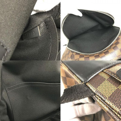 Louis Vuitton Backpack Sac Jake N41558 Damier Canvas Black Brown