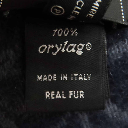 CHANEL 17B Orillag 100% Cashmere-lined Scarf With All-over Coco Mark On The