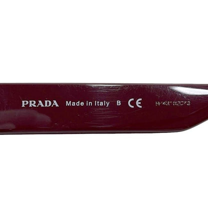 Prada Sunglasses In Black Gradient Bordeaux Red