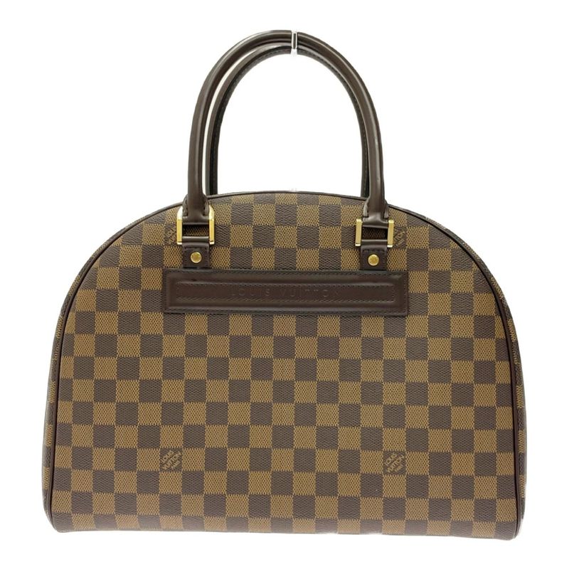 Louis Vuitton N41455 Damier Canvas Nolita Handbag Brown 353906 Handbag