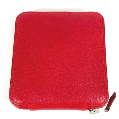 Hermes Shoulder Bag Silky Pop Leather Red