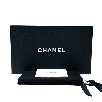 Chanel Flat Shoes Leather Pink Unused Ballet Shoes Here Mark Ribbon