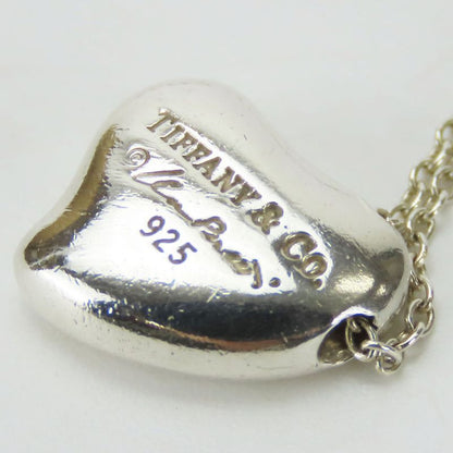 Tiffany & Co Necklace Full Heart 925 Silver Approx 3.2g Silver Elsa Peretti